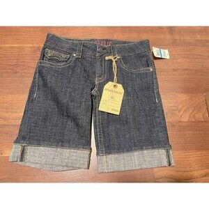 Hydraulic Perfect Fit Women's Denim Obsessed Bermuda Jean Shorts Size 9/10